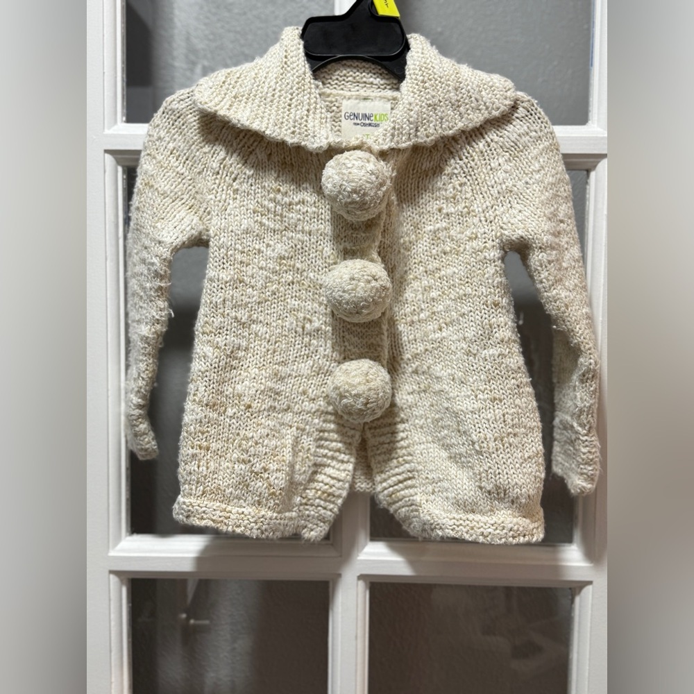 Oshkosh Genuine Kids Cream Knit Sweater - Picture 2 of 5